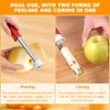 2-In-1 Apple Core Removal, Apple Peeler and Corer Tool