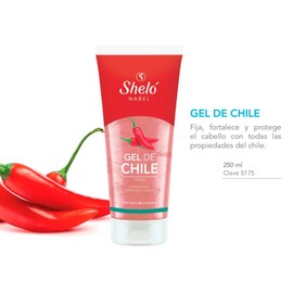 Gel De Chile Capilar Extra Fijación Fortalece Cabello 250 Ml