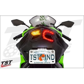 TST ZX-6R (13-18) / Z800 Programming Built-in Turn Signal LED Tail Light 13ZX6PRS