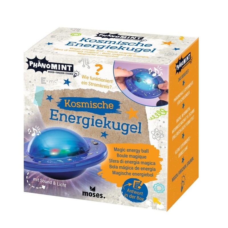moses. PhenoMINT Cosmic Energy Ball, Interactive Experiment on Electricity, Fascinating