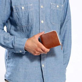 Komo SLIM-002 Bifold Wallet, BlackxRed