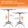 4-Leg Clothes Drying Rack with 6 Adjustable Poles for Indoor/Outdoorr,Clothing