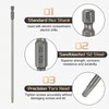 sourcing map 3pcs T25 Torx Head Screwdriver Bit 1/4" Hex