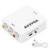 For AV to VGA Conveter Portable 1920x1080 HD AV2VGA Video