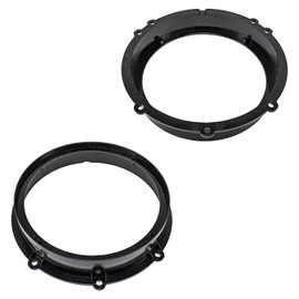 tomzz Audio 2819-003 Speaker Rings Adapter Brackets Compatible with Hyundai Tucson Santa Fe Kona Kona Electric from 2020/21 for 165 mm DIN Speaker