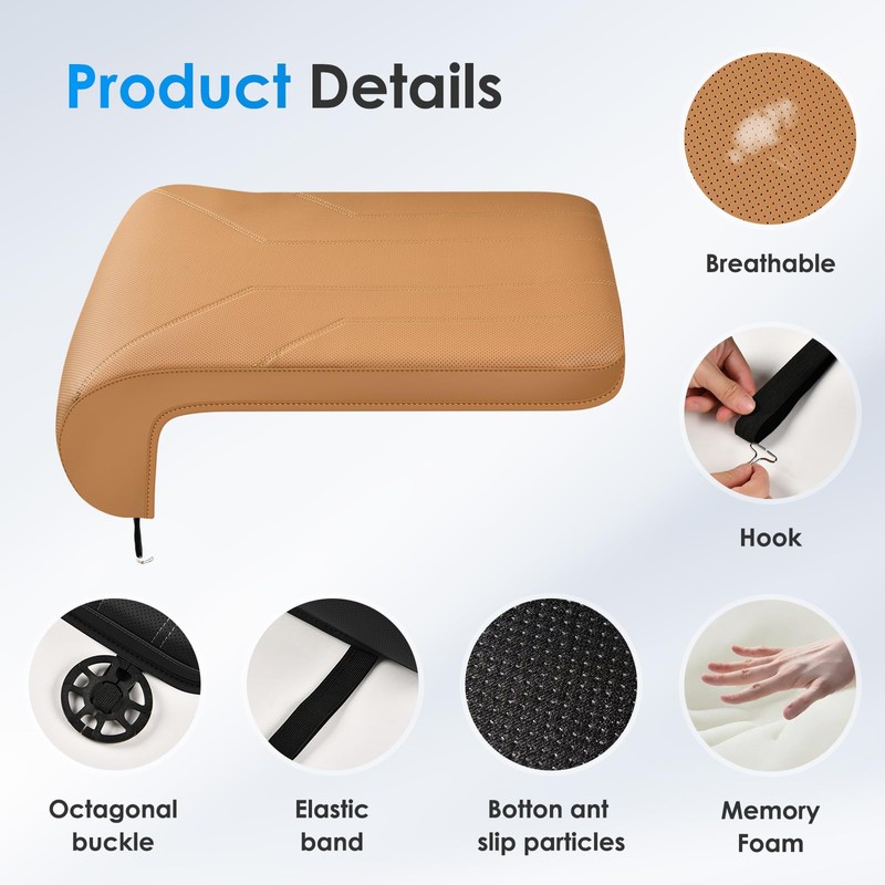 FLORICH Car Seat Extender Leg Extender Support Cushion for Driver
