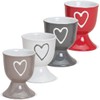 matches21 Colourful Ceramic Egg Cups in Set of 4 with