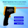 Digital Infrared Thermometer Gun for Cooking,BBQ,Pizza Oven,Ir Thermometer,-58℉~1112℉(-50℃~600℃) Handheld Non