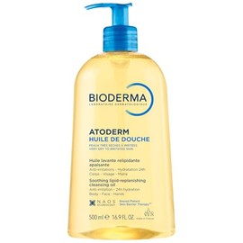 Bioderma Atoderm Shower Oil, Cleansing Oil For Face & Body, Nourishing Cleansing Oil For Dry to Atopic Sensitive Skin For Softer & Smooth Skin For Your Whole Family