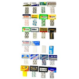 Double quality razor blades for razors, box of 24 razor blades.