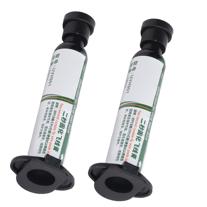 2Pcs UV Curing Solder Mask Ink PCB BGA Repair Resist