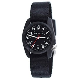 Bertucci A-1R Field Comfort 10500 Mens Black Nylon Band Black Quartz Dial Watch