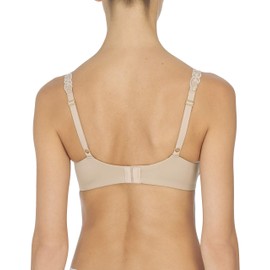 Natori Women's Pure Luxe Custom Coverage Contour Bra, Cafe, 30DD