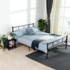 Weehom Queen Bed Frame with Headboard and Footboard Metal Platform