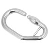 Stainless Steel Heavy Duty Carabiner Clip Climbing Safety Buckle for