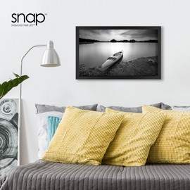 Snap 8.5x14 Black Wood Wall Photo Picture Frame