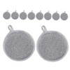 Beavorty 10pcs Non-Scratch Dish Scrubber Sponges Round Kitchen Cleaning Cloths for Dishes Multipurpose Soft Sponges for Household Use for Kitchen and Bathroom Cleaning