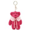 Lily Bear LWGG245332 Women's Plush Key Charm, Pink