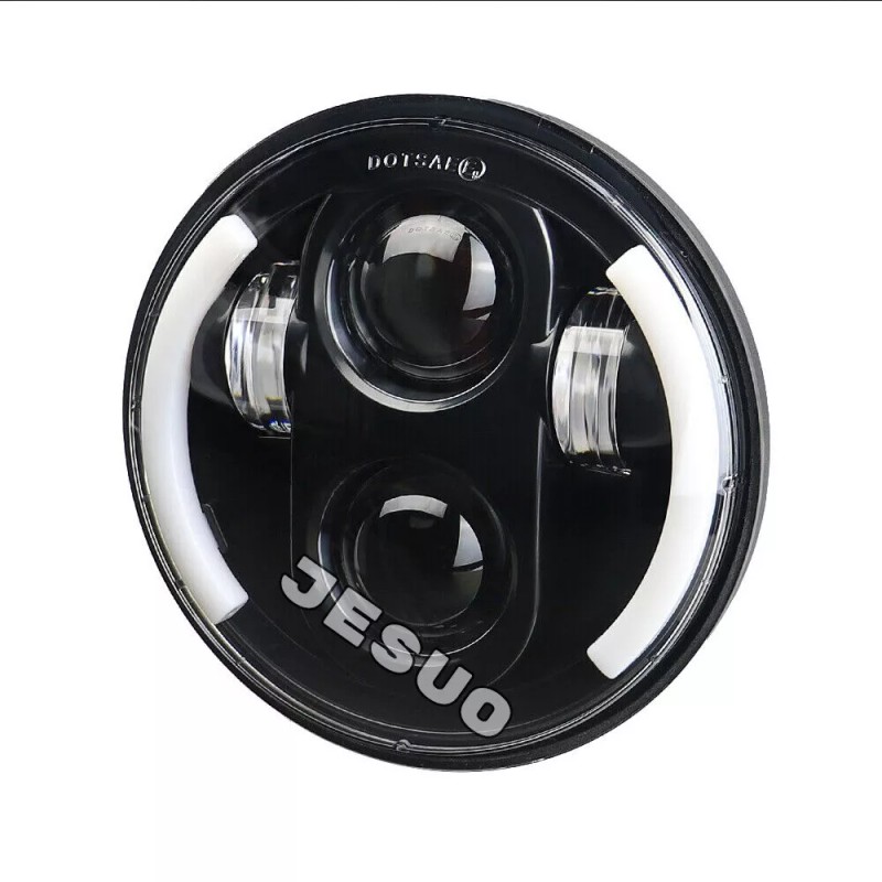 JESUO 4PCS 5.75" Round LED Headlights Hi/Low for Mercury Cougar