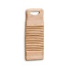 Lakingo Natural Bamboo Hand Washboard for Laundry, Small Wood Scrub