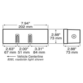 Peterson Submersible LED "Over 80" Combination Tail Light - Right (M856)