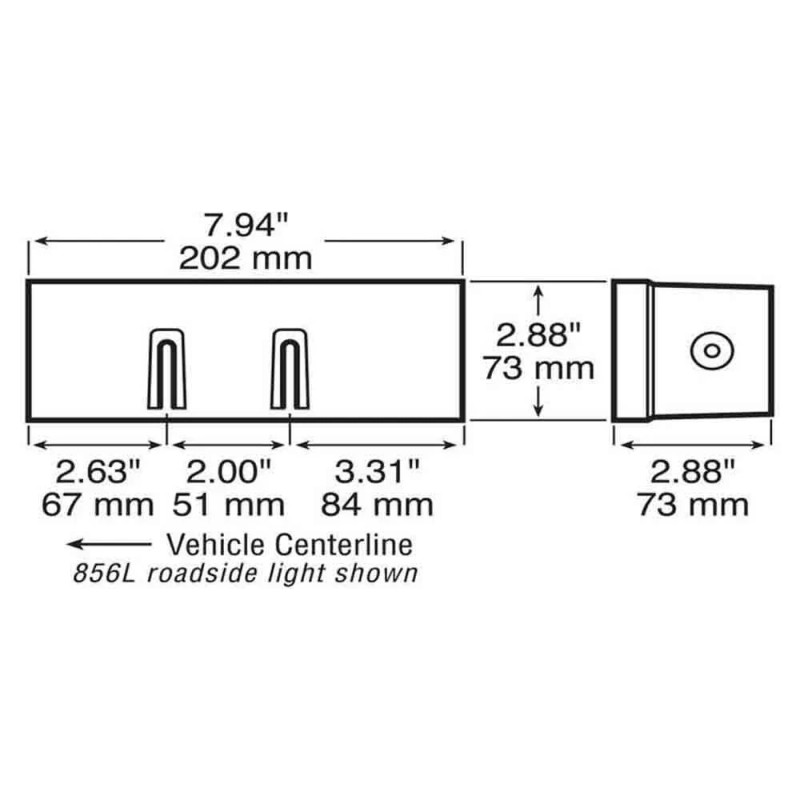 Peterson Submersible LED "Over 80" Combination Tail Light - Right