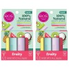 Bálsamo labial de karité 100 % natural eos paquete de