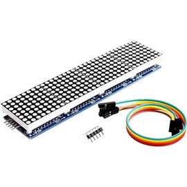 Fasizi Dot Matrix Module For Arduino Microcontroller 4 In 1 Display with 5pin Line