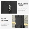 10'X12' Gazebo Curtains Outdoor Waterproof with Hanging Rings, 4-Panel Double