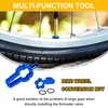 COLYUPO Valve Core Remover Tool with 2Pcs Bike Wheel Conversion