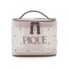 Gelato Pique PWGB242665 Tulle Vanity Pouch with Dot Embroidery, Pink