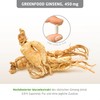 Ginseng, high-dose extract, 450 mg, 120 capsules, vegan. Siberian ginseng