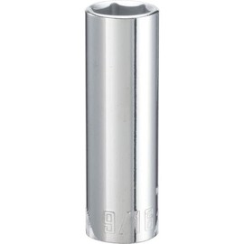 Sockets, 3/8" Drive 9/16" 6 Point SAE Sh, Mfr: CMMT43334-A