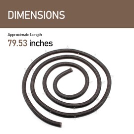 W11562931 Range Oven Door Gasket Seal with 25 Mounting Clips, Fit for Whirlpool, Maytag, KitchenAid, Jenn-Air, Kenmore & Amana Ovens, Replaces AP7175875, W11491752, W10162385