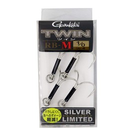 Gamakatsu Treble Hook Rose Twin RB-M Silver Limited
