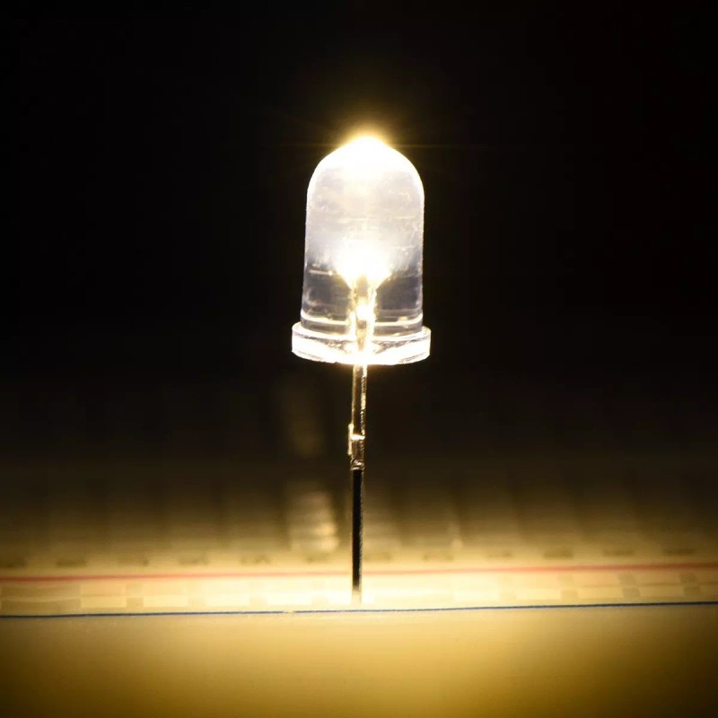 Lámpara Eboot 100 Piezas Claro Led Diodos Emisores De Luz