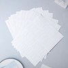 416 Pcs 8 Sheets Vinyl White Letter Stickers Decals Self