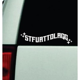 Stfuattdlagg Car Decal Bumper Sticker Vinyl Truck Automobile Window Windshield JDM Decor Quote Girls Men Funny Cute Meme Trendy Books Bookish Novels Reading Women