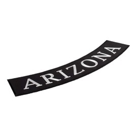 PatchStop Arizona State Bottom Rocker Large Biker Patches for Vests Motorcycle Jackets - 12x3.5in Iron On USA Travel Souvenir Embroidered Emblem - Big Sew On Patch for Leather Backpacks Luggage