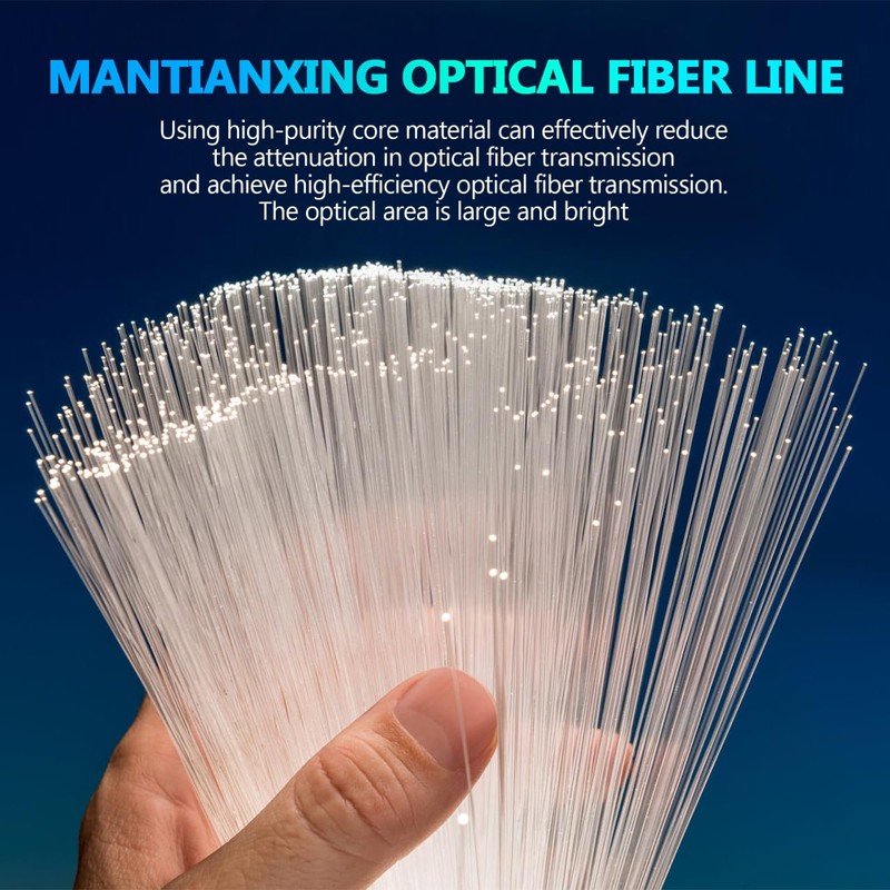 OSALADI Optical Fiber Cable Lights Guiding Fiber Optic Lighting Party