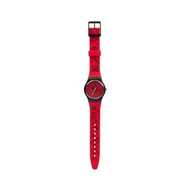 A.C. Milan Orologio per Piccoli Tifosi Rossoneri, con Cinturino in Gomma, Prodotto Ufficiale, Rosso