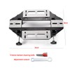 Door Hinge Jig,Aluminum Alloy Drill Guide Flat Hinge Slide Hinge