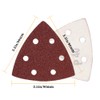 SPEEDWOX 50 Pcs Triangle Sanding Pads Hook and Loop 40