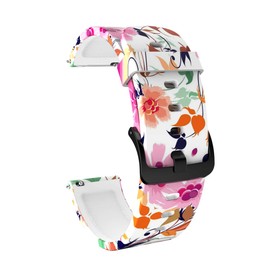 Compatible with FirYawee Bands for Women Men, Fadeless Patterned Printed Watch Strap Replacement Wristbands Accessories for FirYawee Smartwatch (5Colors)