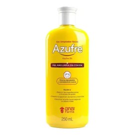 2 Pza Gel Limpiador Facial Grisi Azufre 3 250 Ml Momento De Aplicación Díanoche Tipo De Piel Normal                                                   