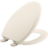 Bemis Aurora Slow Close Toilet Seat, Easy Clean Hinges and