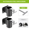 Lifeswell Heavy Duty Deck Railing Umbrella Holder, Patio Umbrella Stand