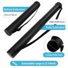 DEWEL Poster Tube Storage,Poster Carrying Case,Blueprint Case Telescoping Art Tube,Extendable