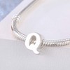 Alphabet Charms Letter Charms Solid 925 Sterling Silver Initial A-Z