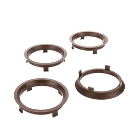 LST 4x Zentrier Distanzringe Dunkelbraun für Alufelgen Ø 63,4 mm - Ø 70,1 mm